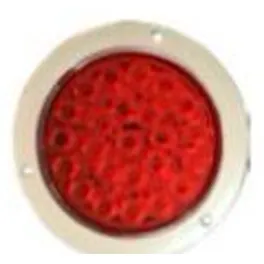 MULT/6666/STR/RD — Plafón · 4″ · 24 LED